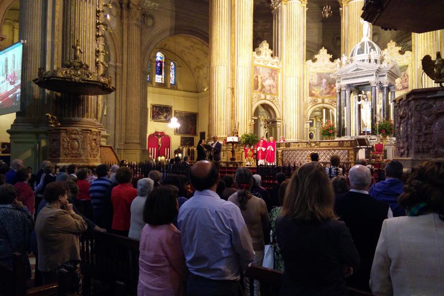 Celebración de la Solemnidad de Pentecostés en la Catedral de Málaga