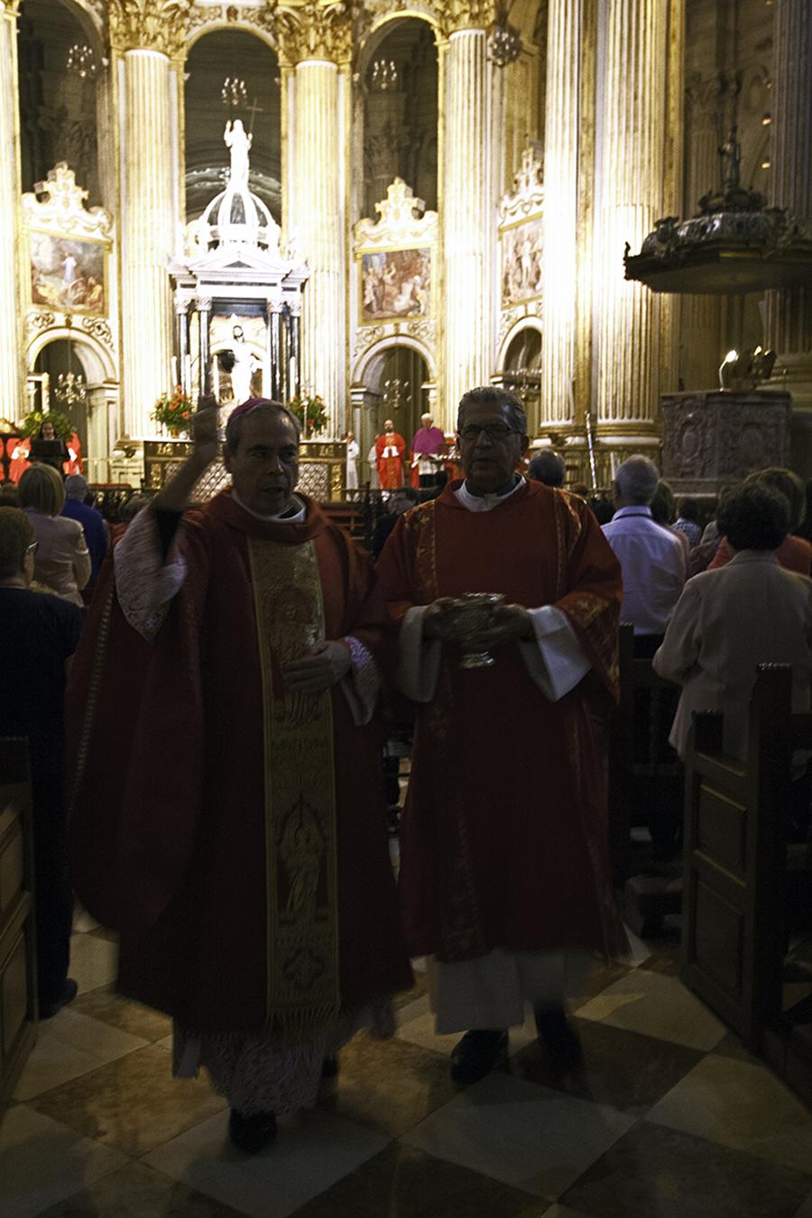 Celebración de Pentecostés en la Catedral de Málaga 2016