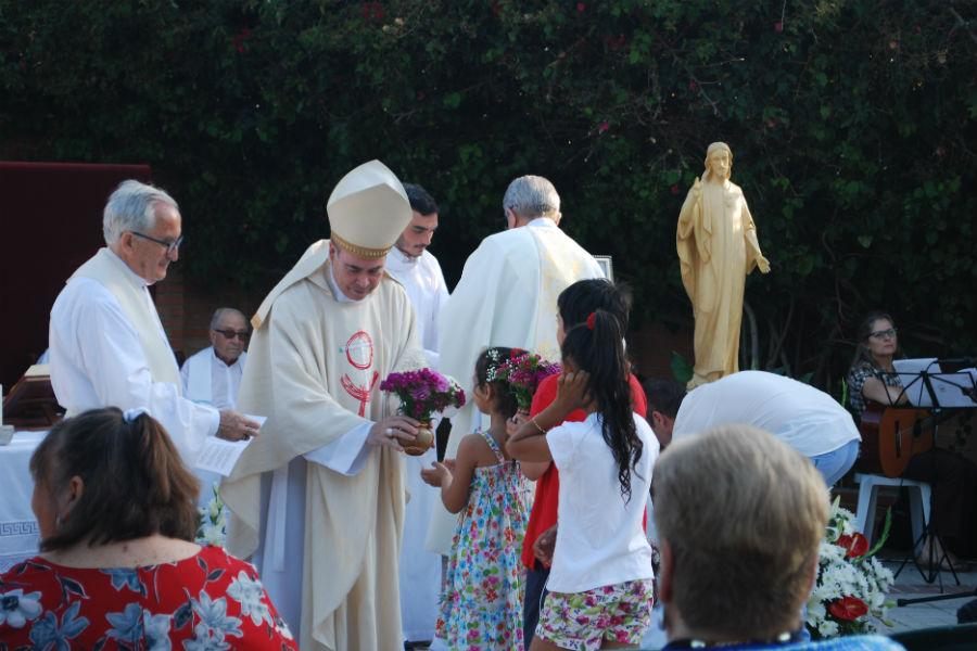 Celebración en la Casa del Sagrado Corazón 