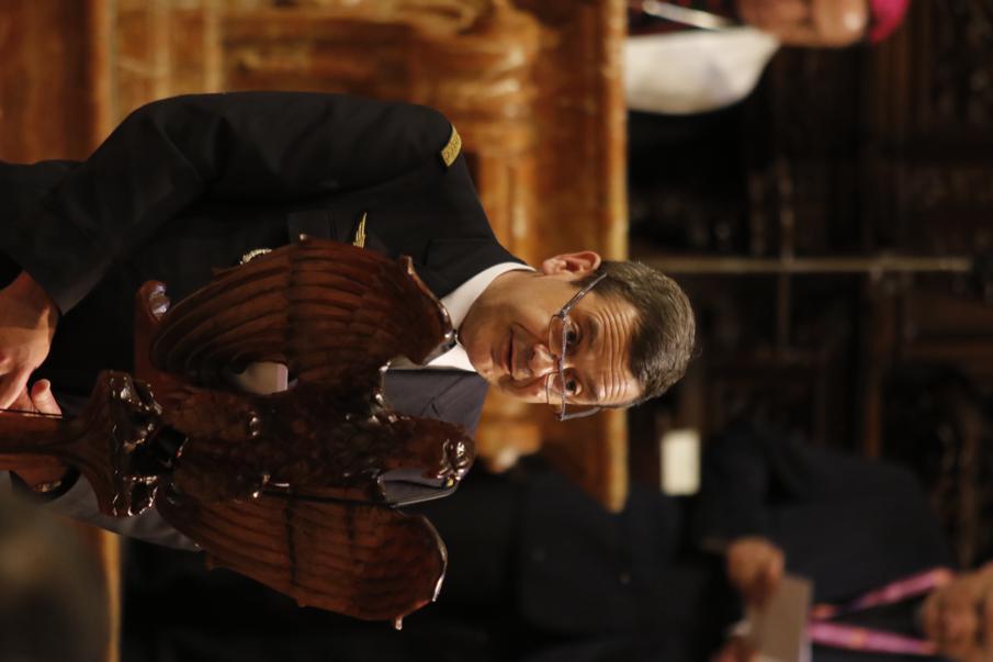 Oración ecuménica de capellanes militares de la OTAN en la Catedral de Málaga, en junio de 2016
