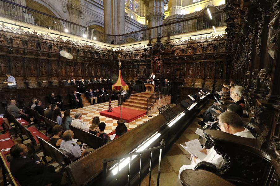 Oración ecuménica de capellanes militares de la OTAN en la Catedral de Málaga, en junio de 2016