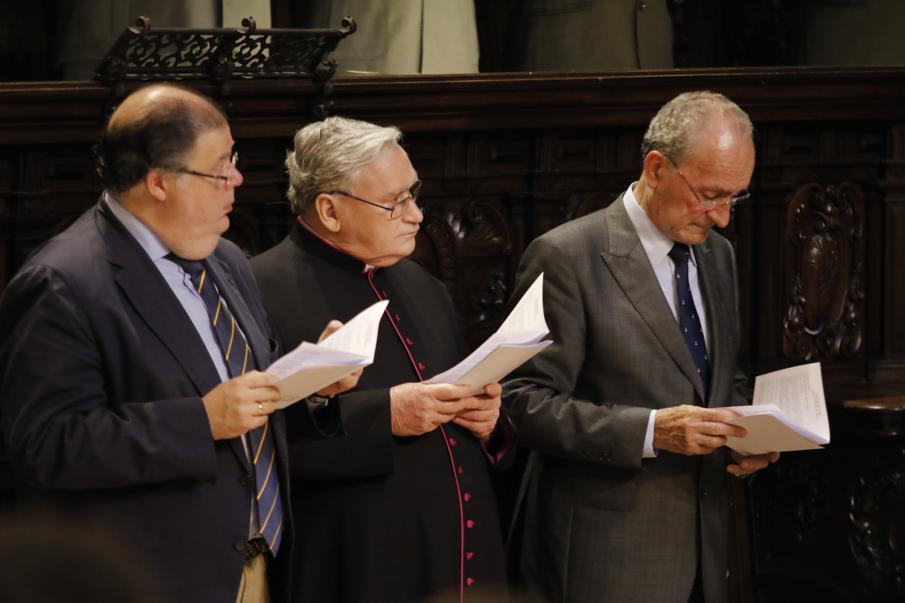 Oración ecuménica de capellanes militares de la OTAN en la Catedral de Málaga, en junio de 2016