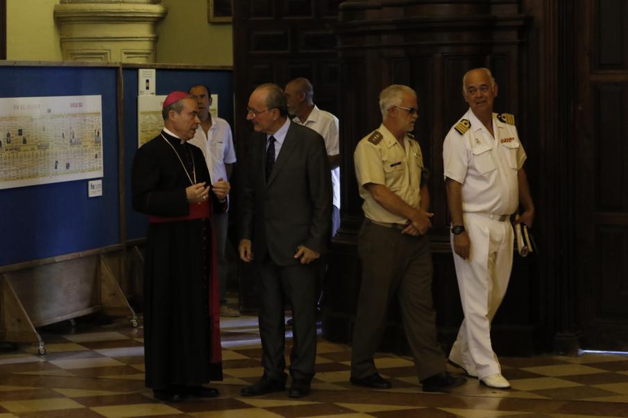 Oración ecuménica de capellanes militares de la OTAN en la Catedral de Málaga, en junio de 2016
