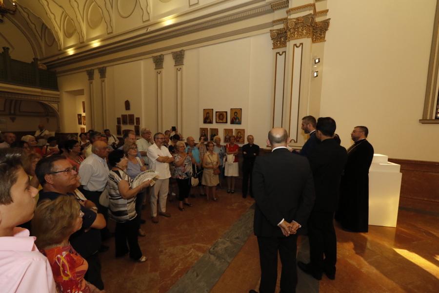 Inauguración de la exposición de iconos bizantinos "La luz del oriente". FOTO: S. FENOSA