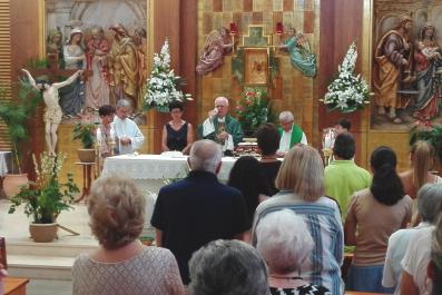 Despedida del sacerdote Juan Antonio Paredes