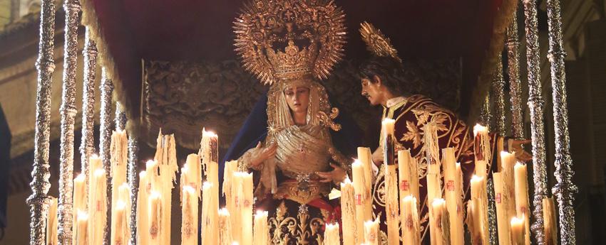 Aniversario de la nueva advocación de la cofradía de Santa María del Monte Calvario y de la bendición de la imagen (Basílica de Santa María de la Victoria-Málaga)