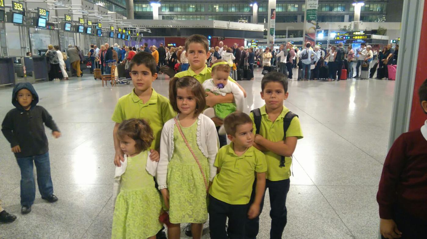 Los niños de la familia Salido Peral