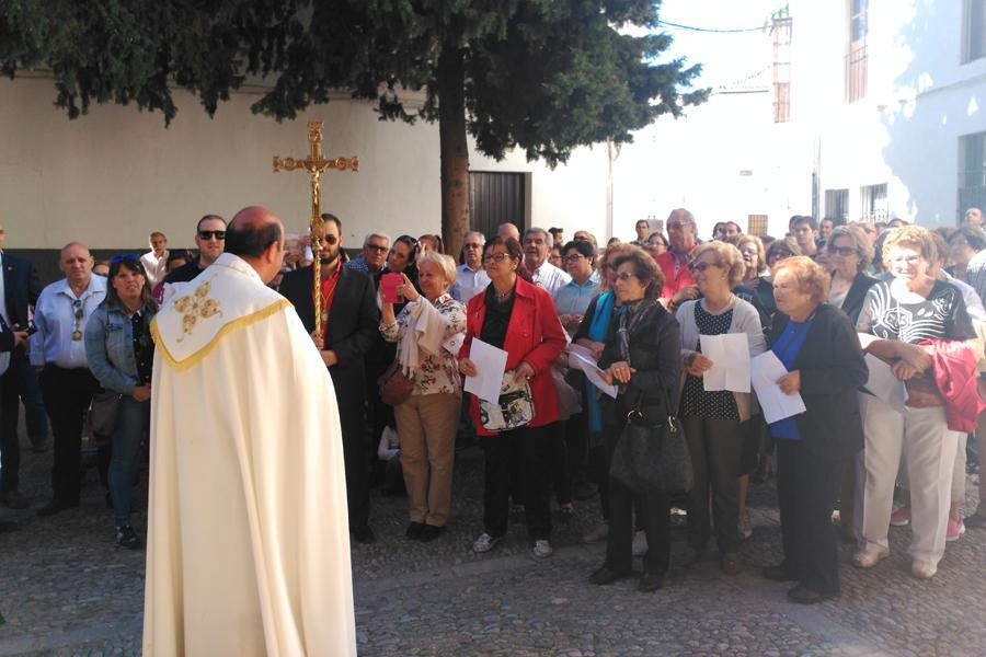 San Cristóbal de Ronda entra por la Puerta Santa
