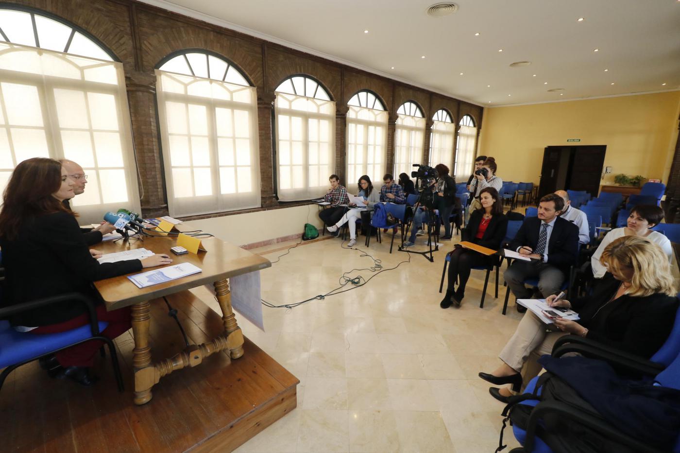 Momento de la Rueda de Prensa de presentación del Día de la Iglesia Diocesana