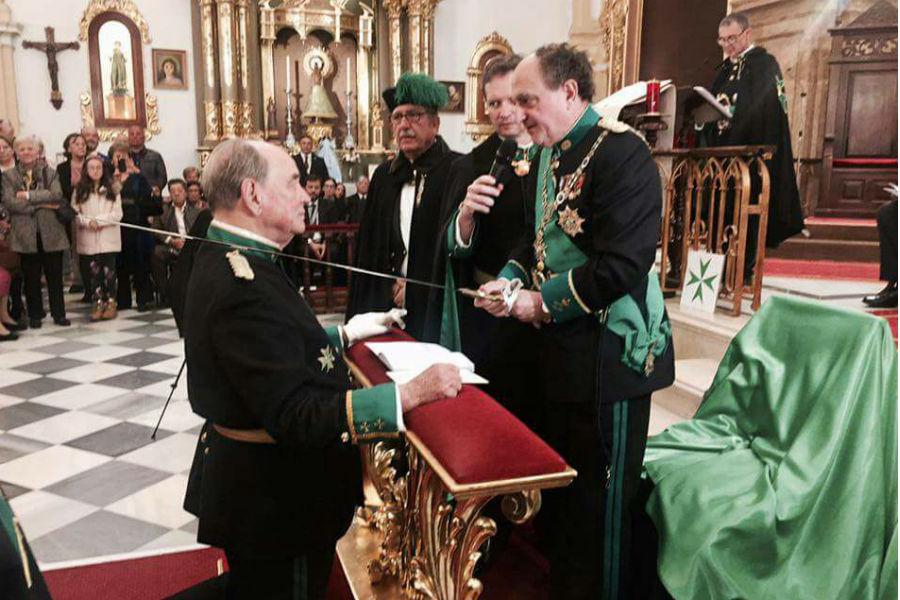 Acto de investidura de de Caballero de Honor de la Orden Militar Hospitalaria de San Lázaro de Jerusalén