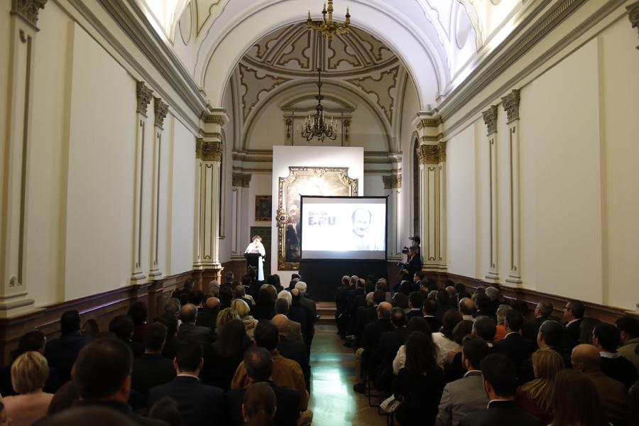 Inauguración de la exposición sobre Ortega Bru, en ArsMálaga