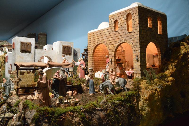 Belén de la parroquia de Santiago Apostól de Monda