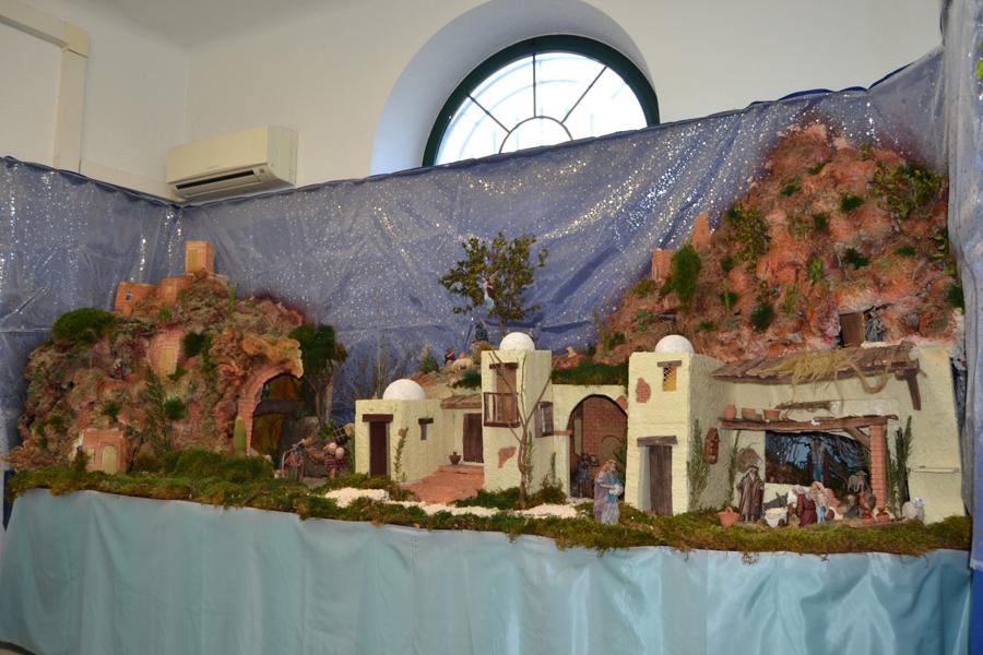 Belén montado en Cáritas Diocesana