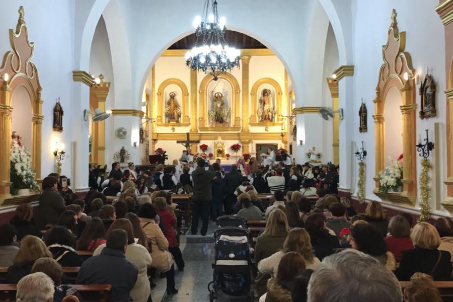 El Belén viviente de Guaro recibe la visita de varias pastorales