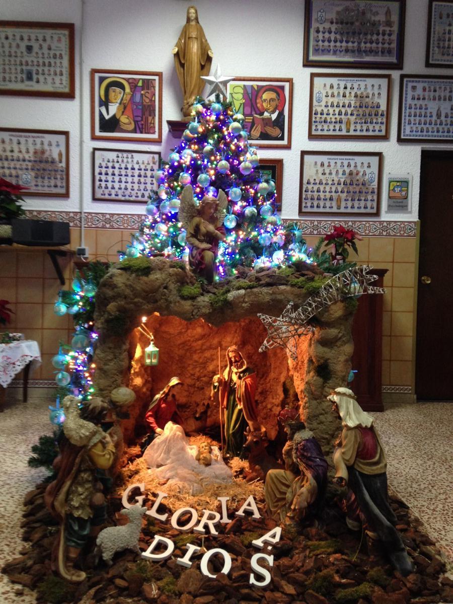 Belén del Colegio San Manuel, en Málaga, dirigido por las Hijas de la Caridad