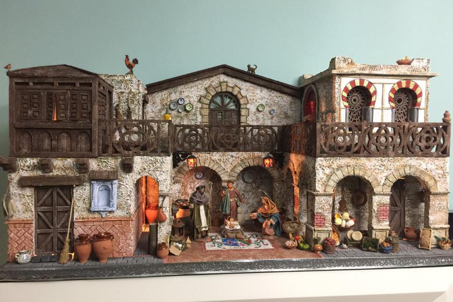 Belén de la familia Santacruz Iranzo, desde Vélez Málaga