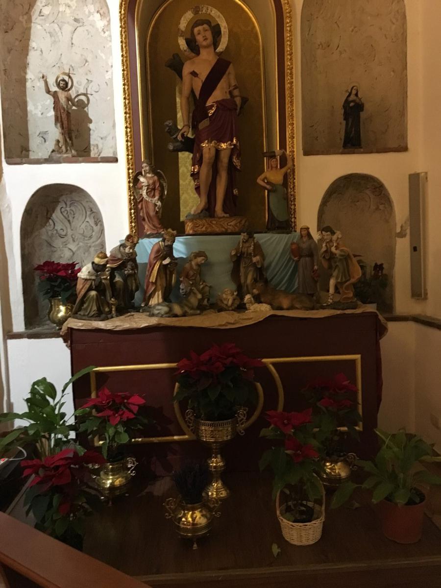 Belén de la parroquia Nuestra Señora de la Encarnación, en Benamargosa