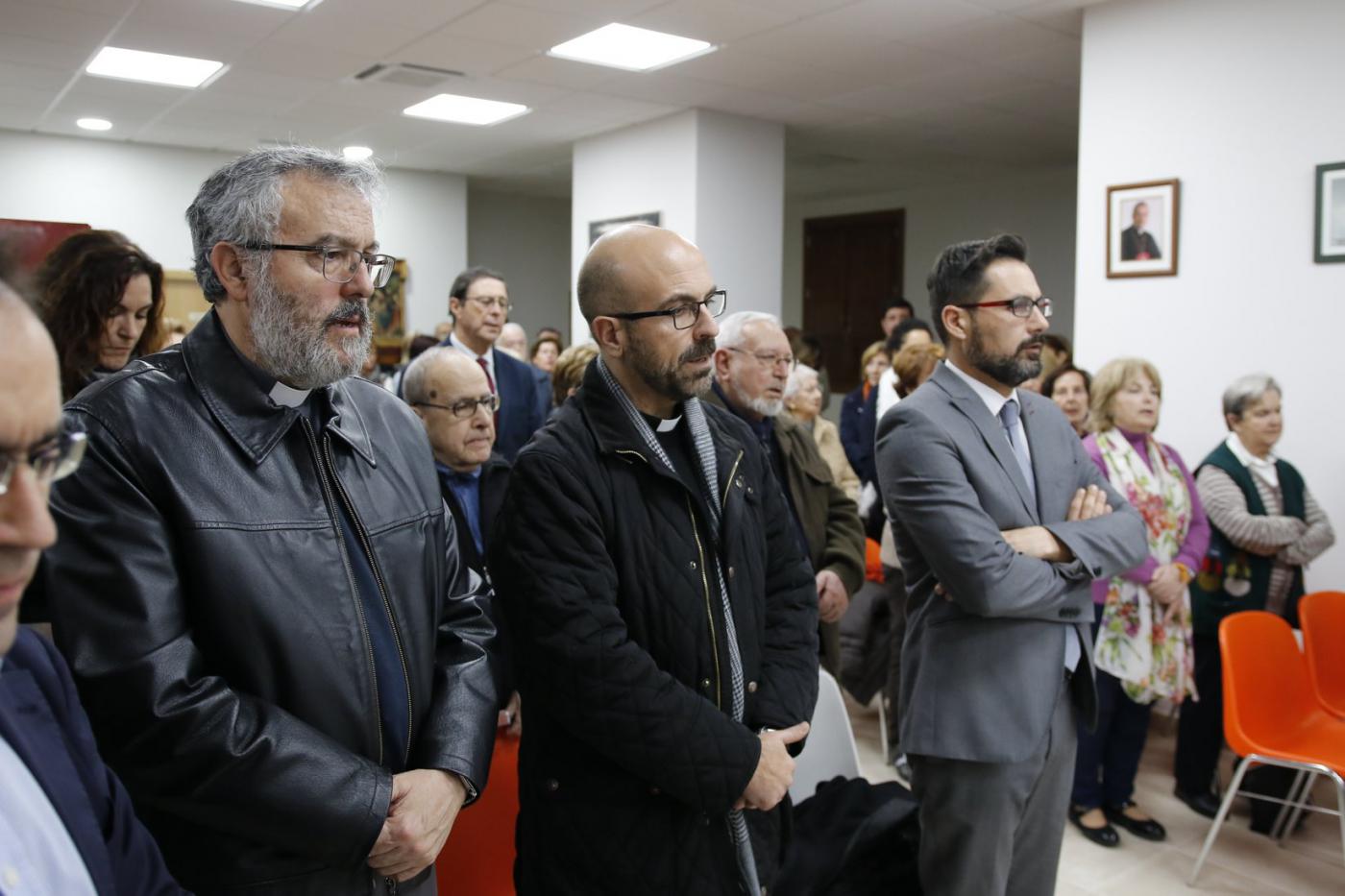 Bendición de "Calor y café" por el obispo de Málaga, Jesús Catalá