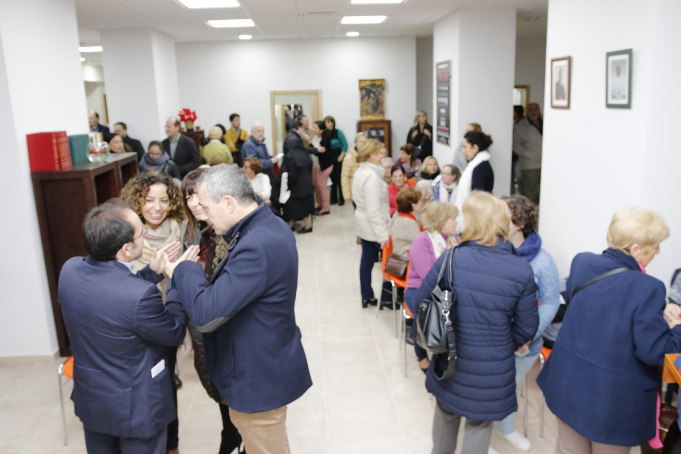 Bendición de "Calor y café" por el obispo de Málaga, Jesús Catalá