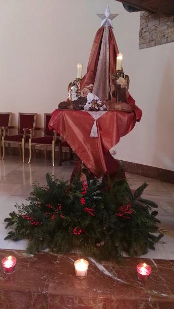 Belén de la pila bautismal de la parroquia de San José de Vélez-Málaga