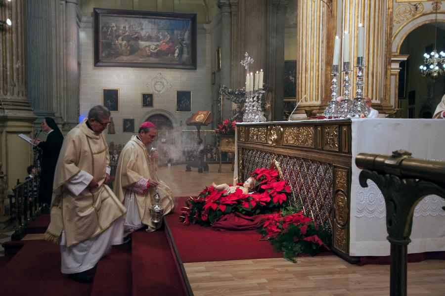 Misa de Navidad en la Catedral de Málaga. FOTO: M. ZAMORA