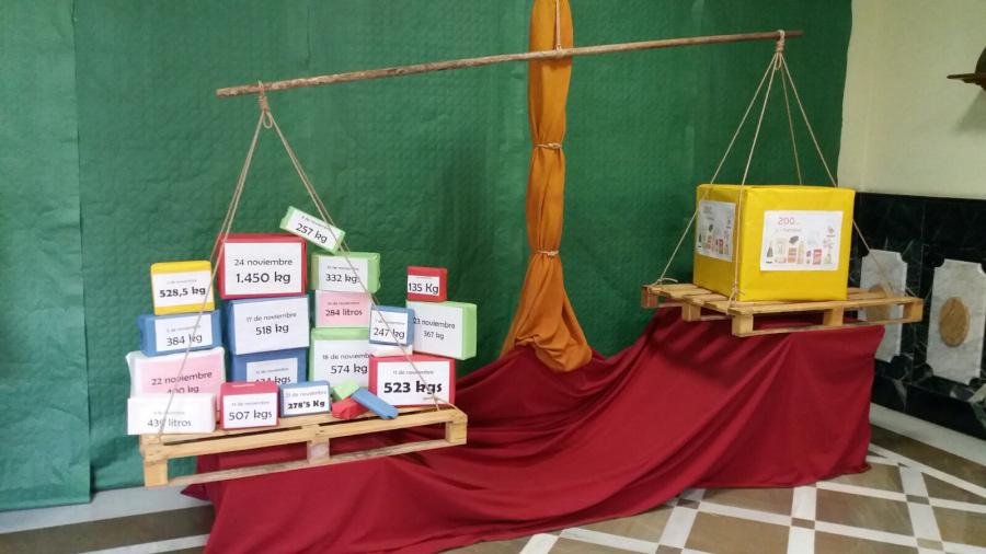 Campaña de Navidad del colegio de los Maristas