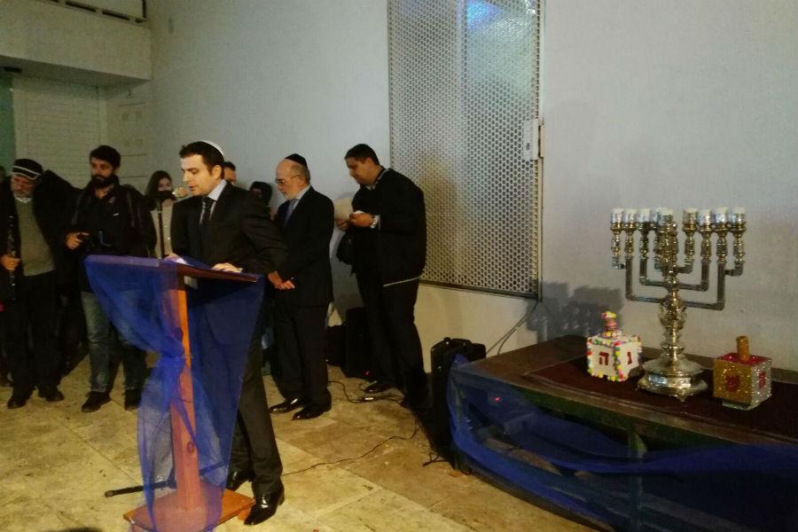 Fiesta de Janucá en Málaga capital 