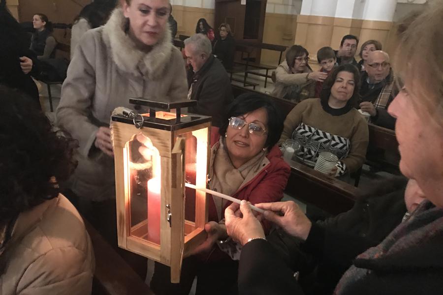 La Luz de la Paz de Belén llegó a Melilla el 19 de diciembre //C. RUBIALES