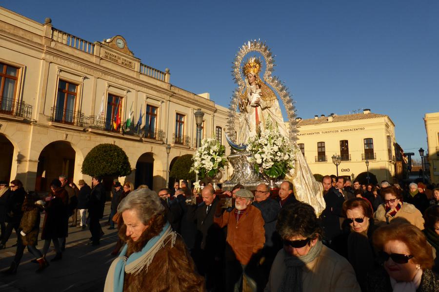 Ronda celebra la fiesta de Nuestra Señora de la Paz