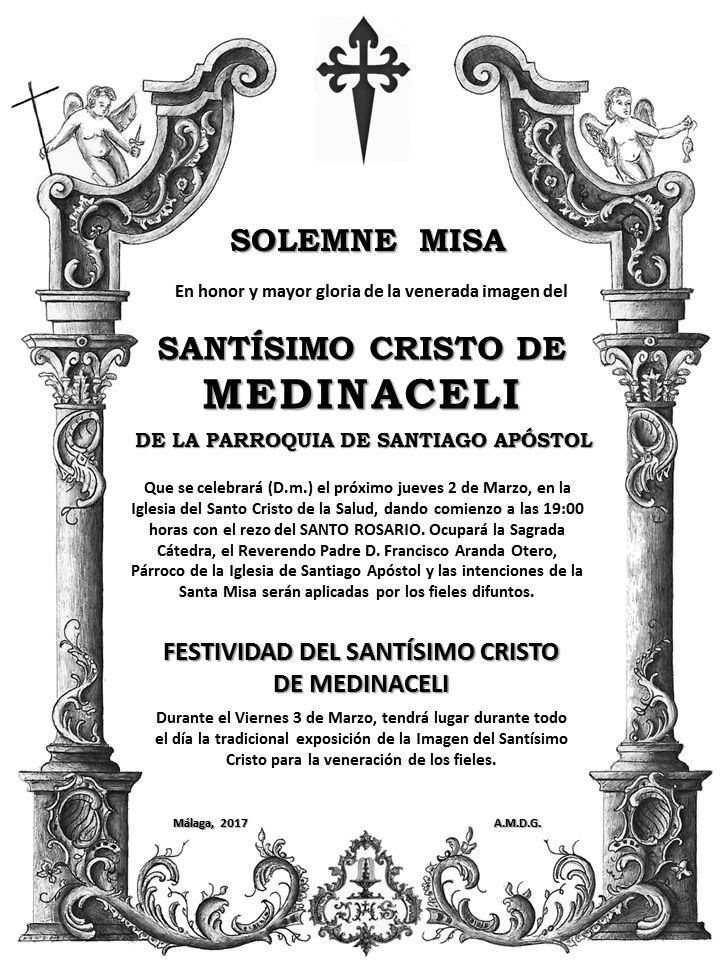 Fiesta del Santísimo Cristo de Medinaceli