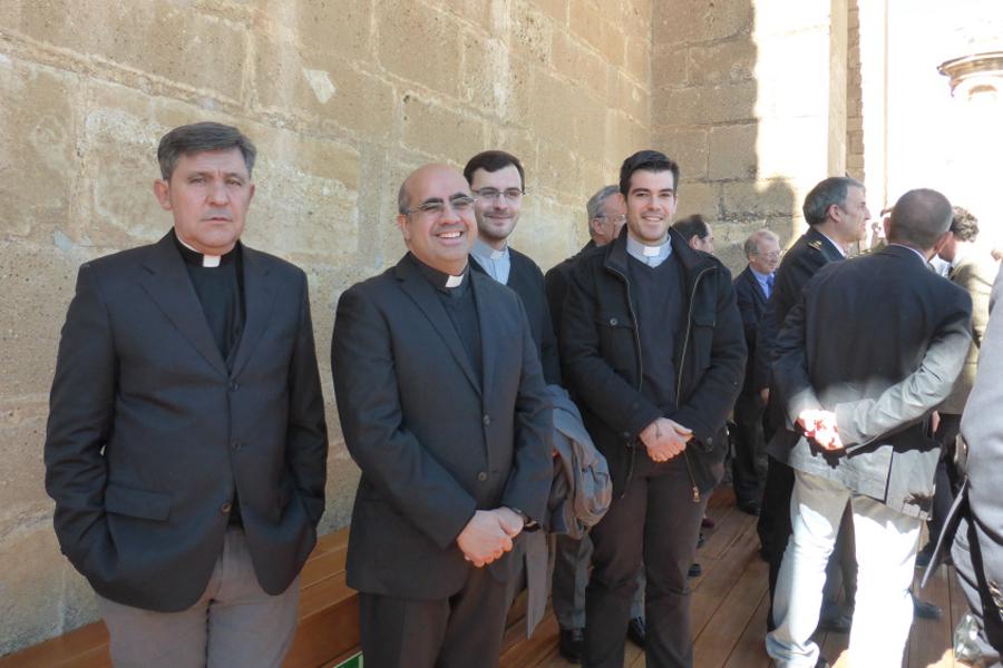 Inauguración de la visita a las cornisas de Santa María la Mayor de Ronda