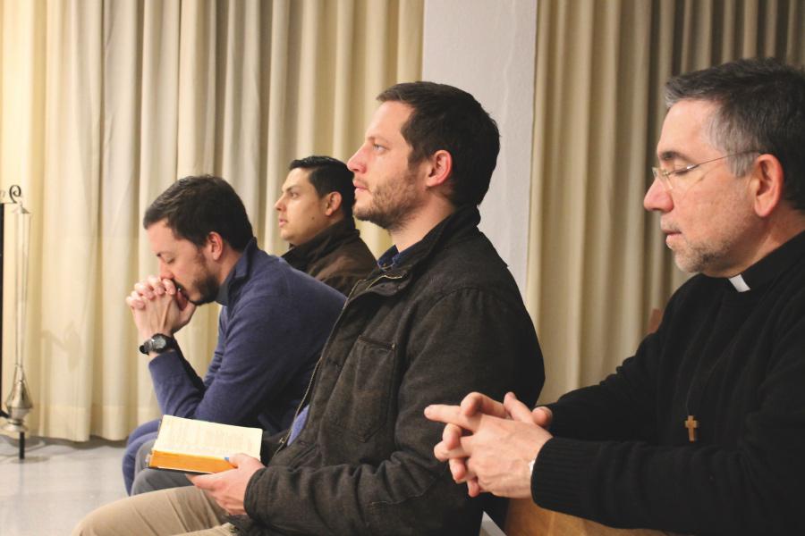 Oración en el Seminario Diocesano de Málaga