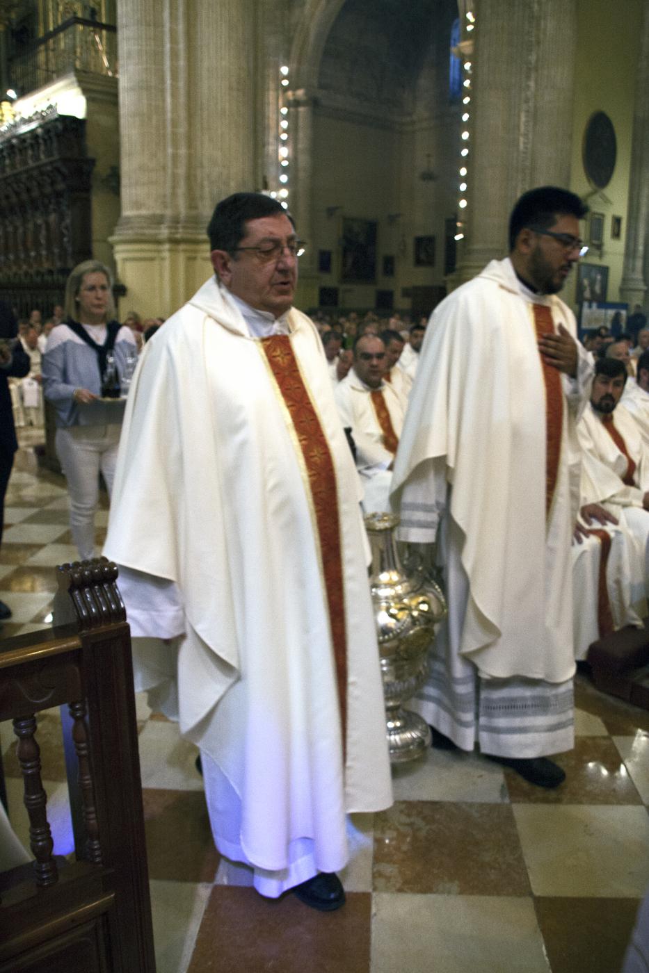 Misa Crismal en el Miércoles Santo de 2017 en la Catedral de Málaga