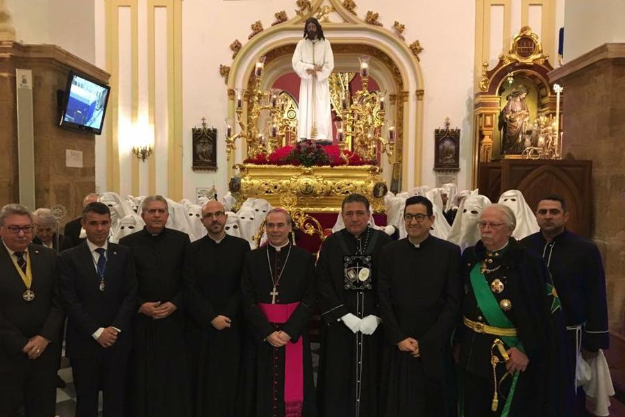 El Obispo de Málaga comparte el Martes Santo de Marbella