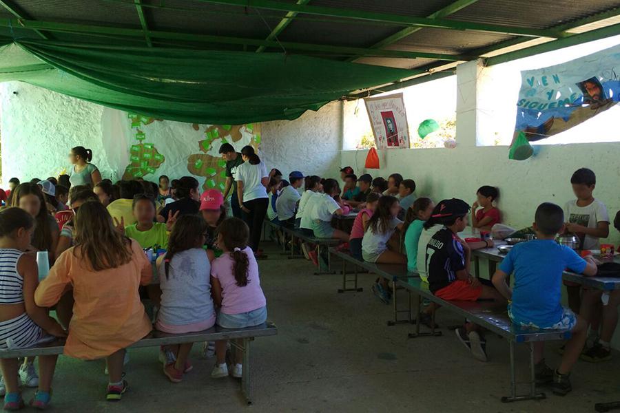 Campamento de la Serranía de Ronda, en Porticate (Yunquera)
