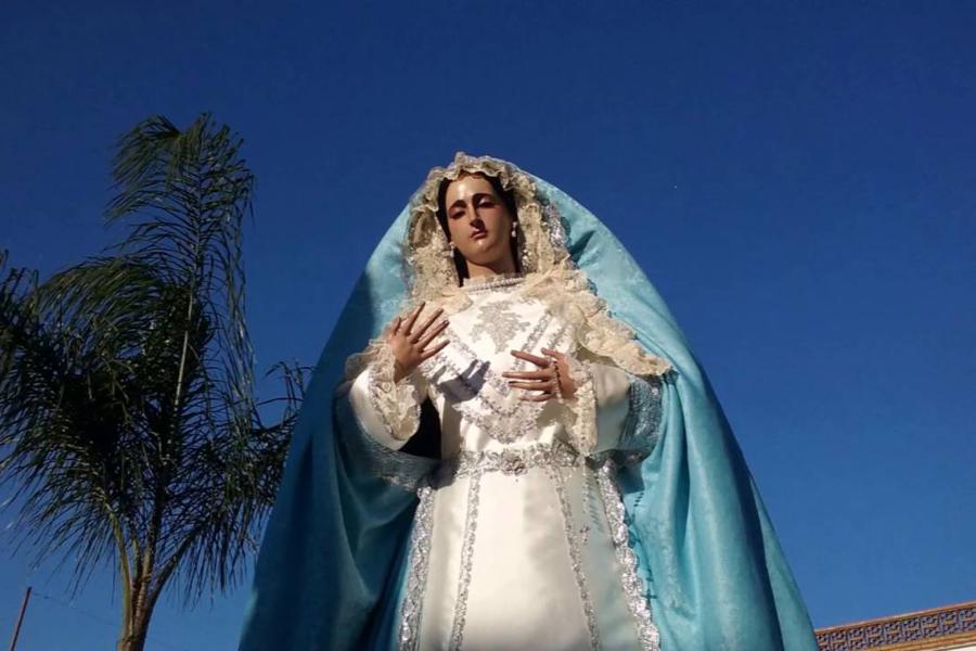 Cultos en honor a la Virgen del Socorro, en Cártama Estación
