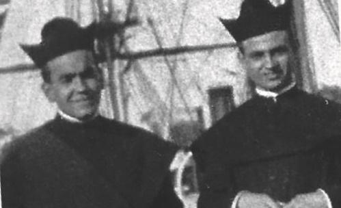 Andrés Pabón, "recién ordenado sacerdote"