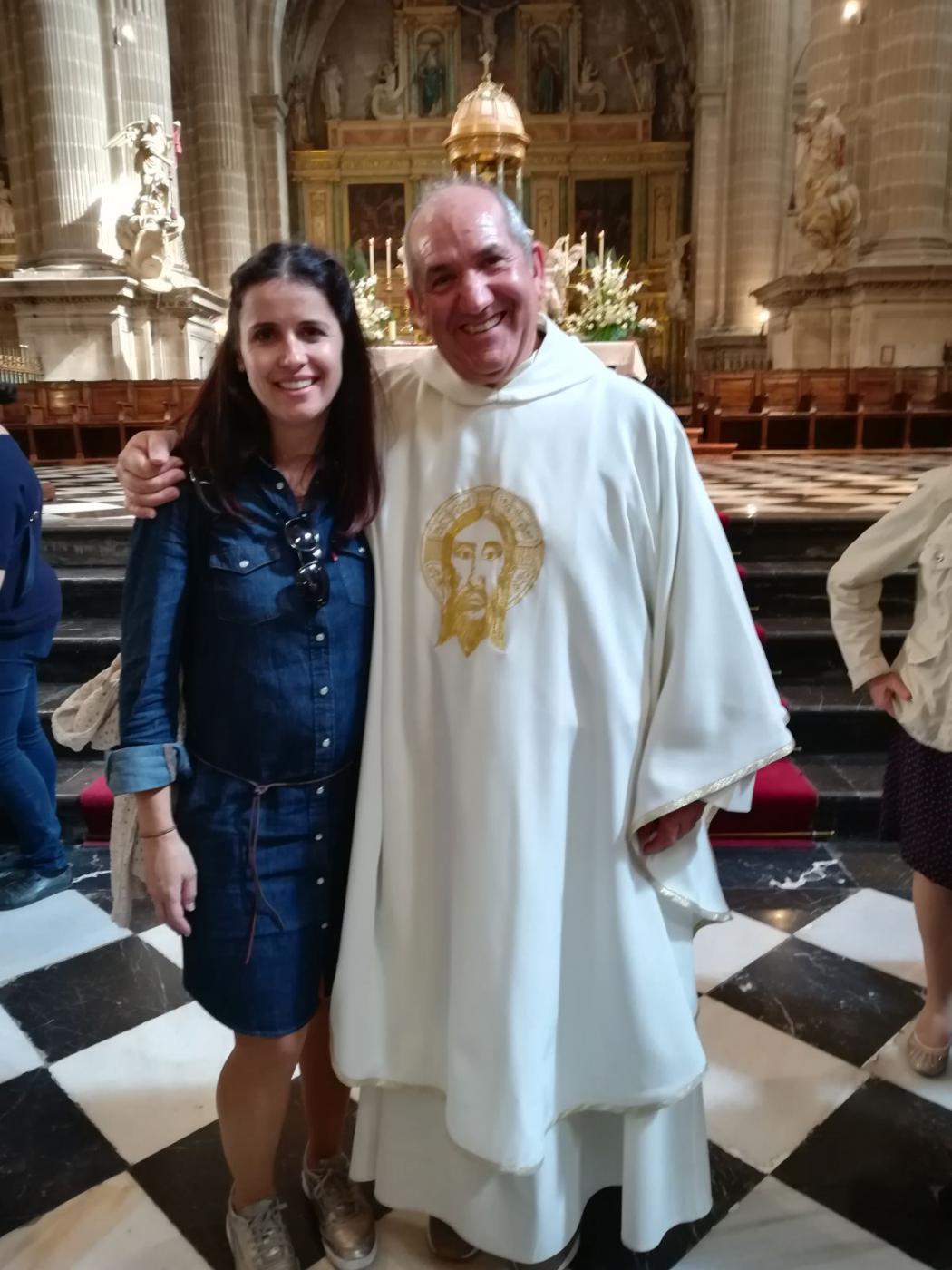Salvador Jurado y Yolanda Azuaga, responsables de la Pastoral del Sordo en Málaga