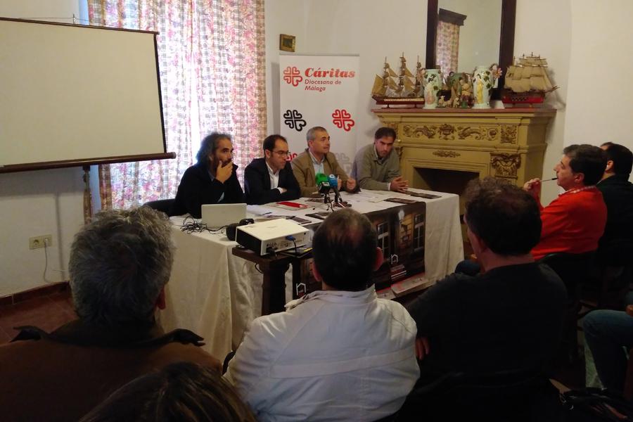 Rueda de prensa con motivo de la campaña "Personas sin hogar" // M. MENA