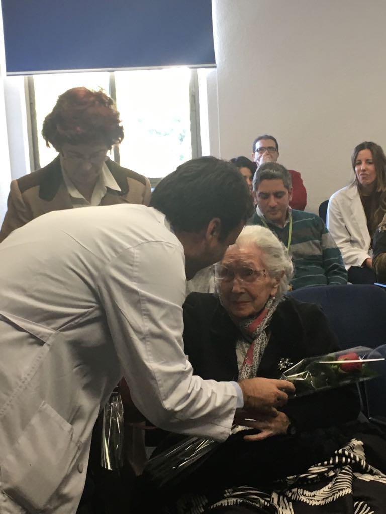 Homenaje al Dr. Gálvez. FOTO: TERESA JIMÉNEZ