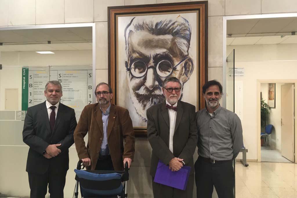 Imágenes del homenaje al Dr. Gálvez en el Hospital Civil