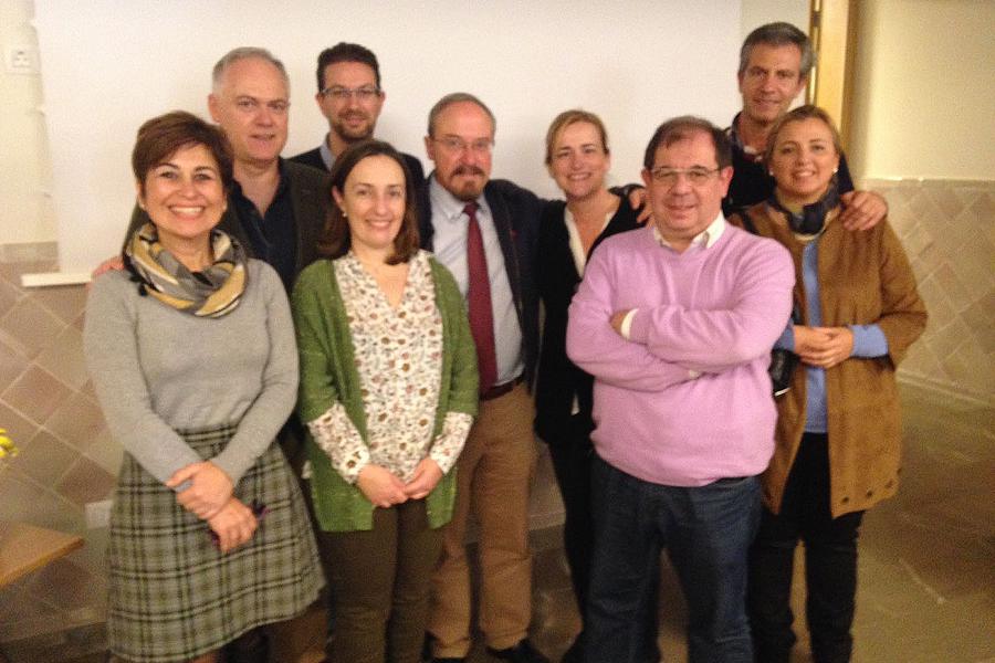 Miembros de la Delegación de Pastoral Familiar en el Encuentro Diocesano de Agentes de Pastoral Familiar celebrado el 25 de noviembre de 2017 en la Casa Diocesana
