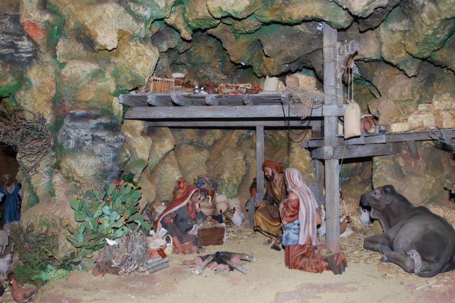 Escena del Belén de la Catedral de Málaga// B.LAFUENTE 