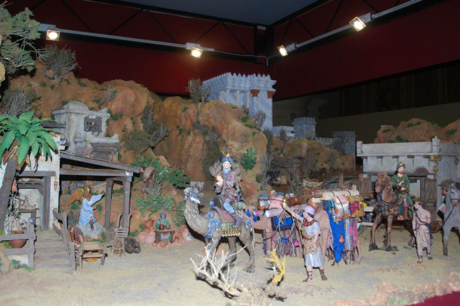 Escena del Belén de la Catedral de Málaga// B.LAFUENTE 