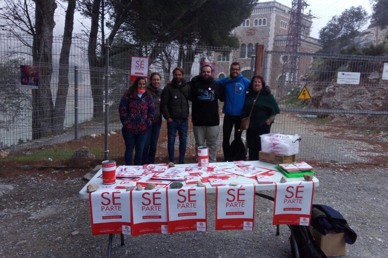 Caminto del Rey solidario con las Cáritas de Ardales y Álora