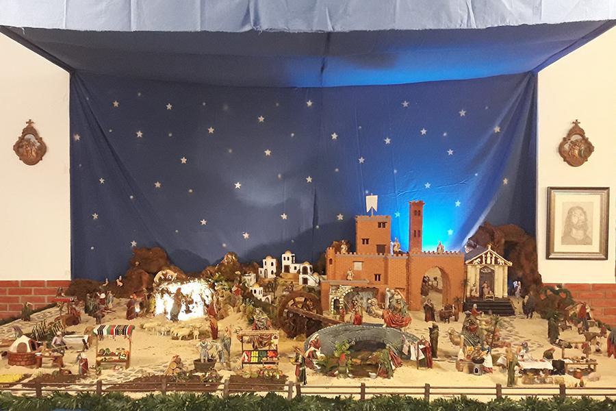 Belén de la parroquia de Santa Ana, en Manilva