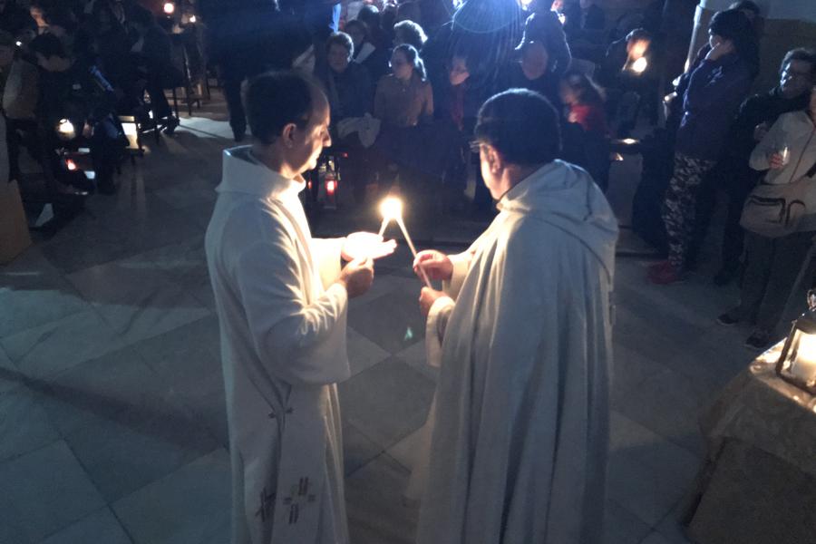 Luz de la Paz de Belén en Melilla // C. RUBIALES