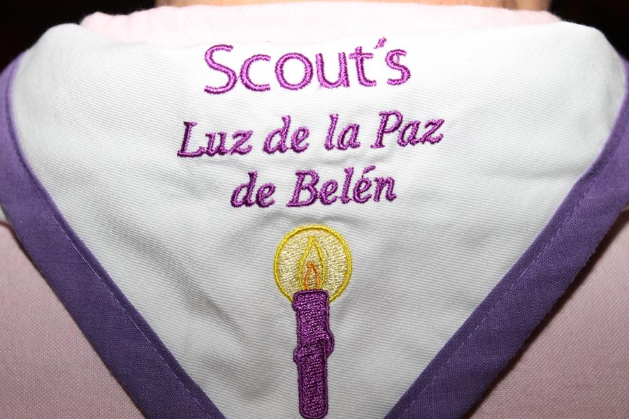 Luz de la Paz de Belén en la Catedral de Málaga 