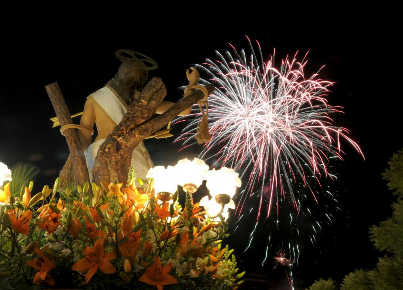 Imagen de san Sebastian de Algarrobo