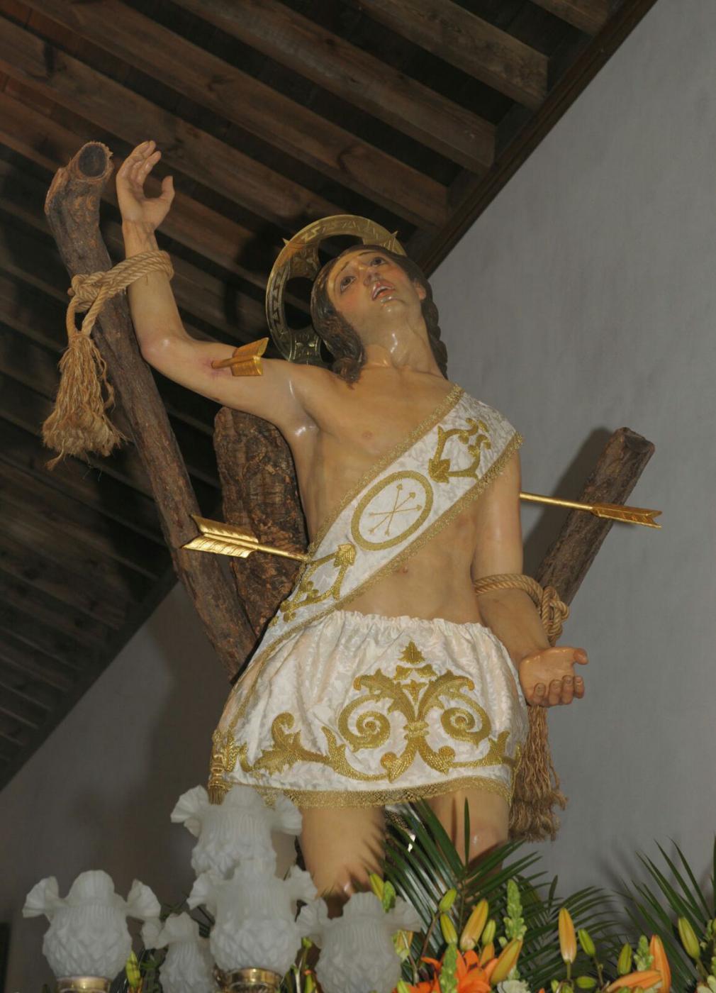 Imagen de san Sebastian de Algarrobo